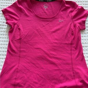 Nike Women's Short Sleeve Pink Tee